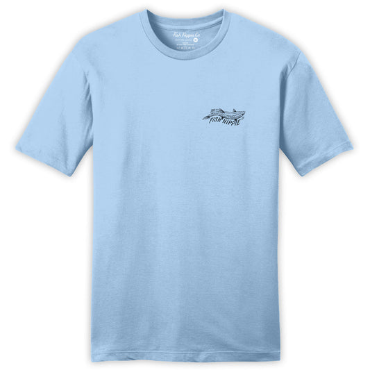Fish Hippie Rock Bottom Tee Azure