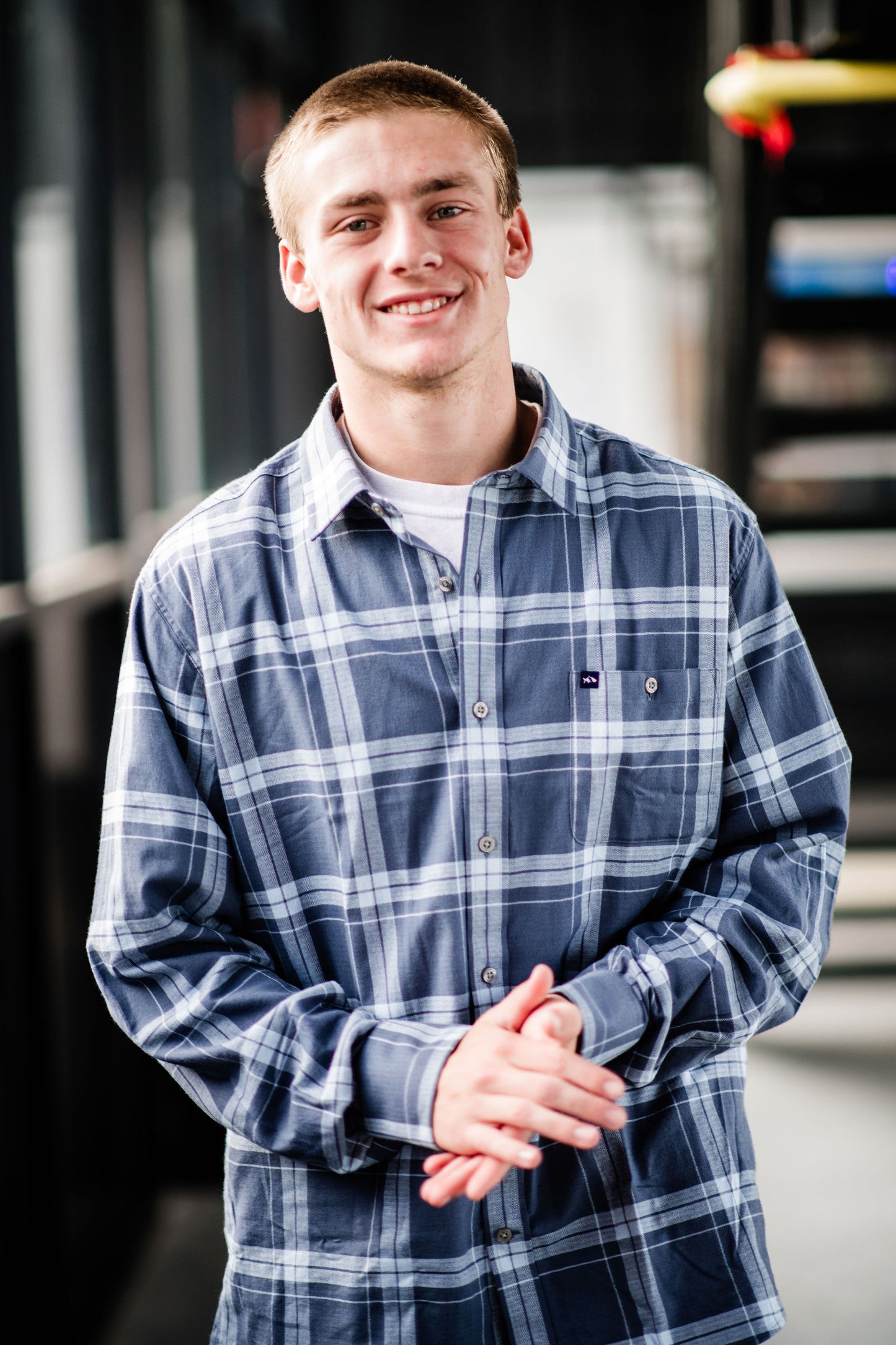 Fish Hippie BroadMarsh Flannel/Grey