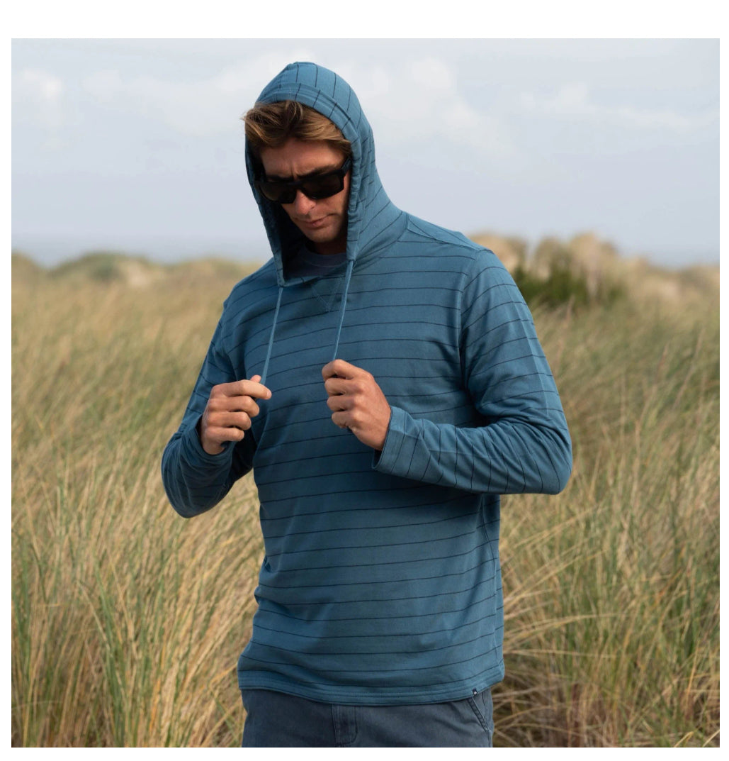 Fish Hippie Finnley Hoodie Spruce/Navy