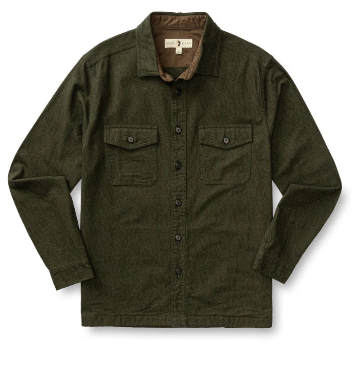 Duck Head Moleskin Deep Olive Jacket