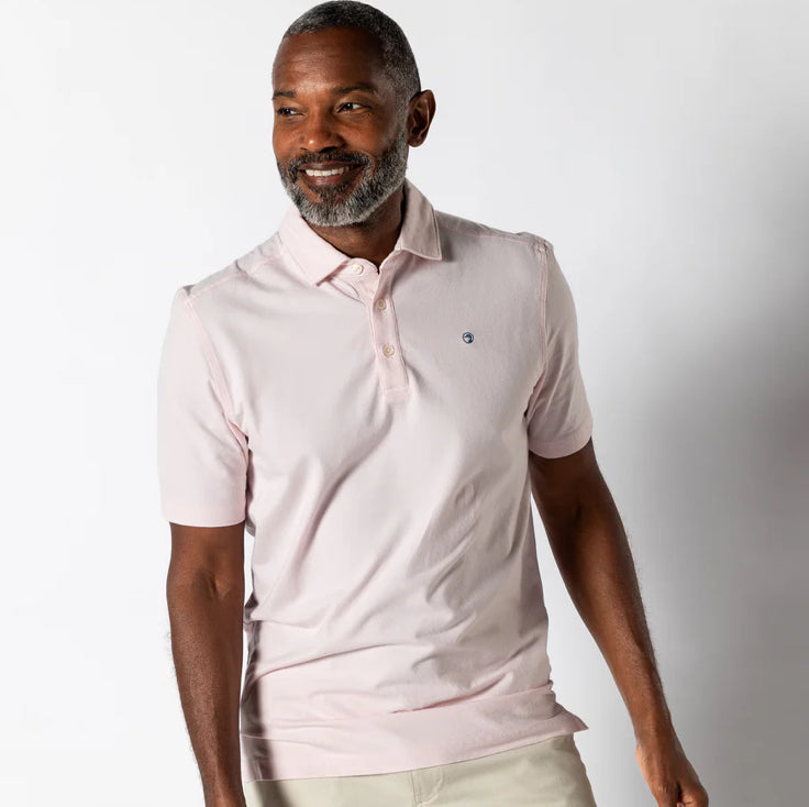 Duck Head Pastel Pink Polo