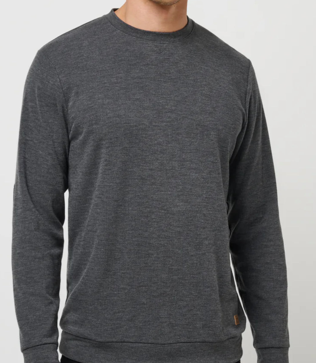 Travis Mathew Cloud Sweater Heather Black