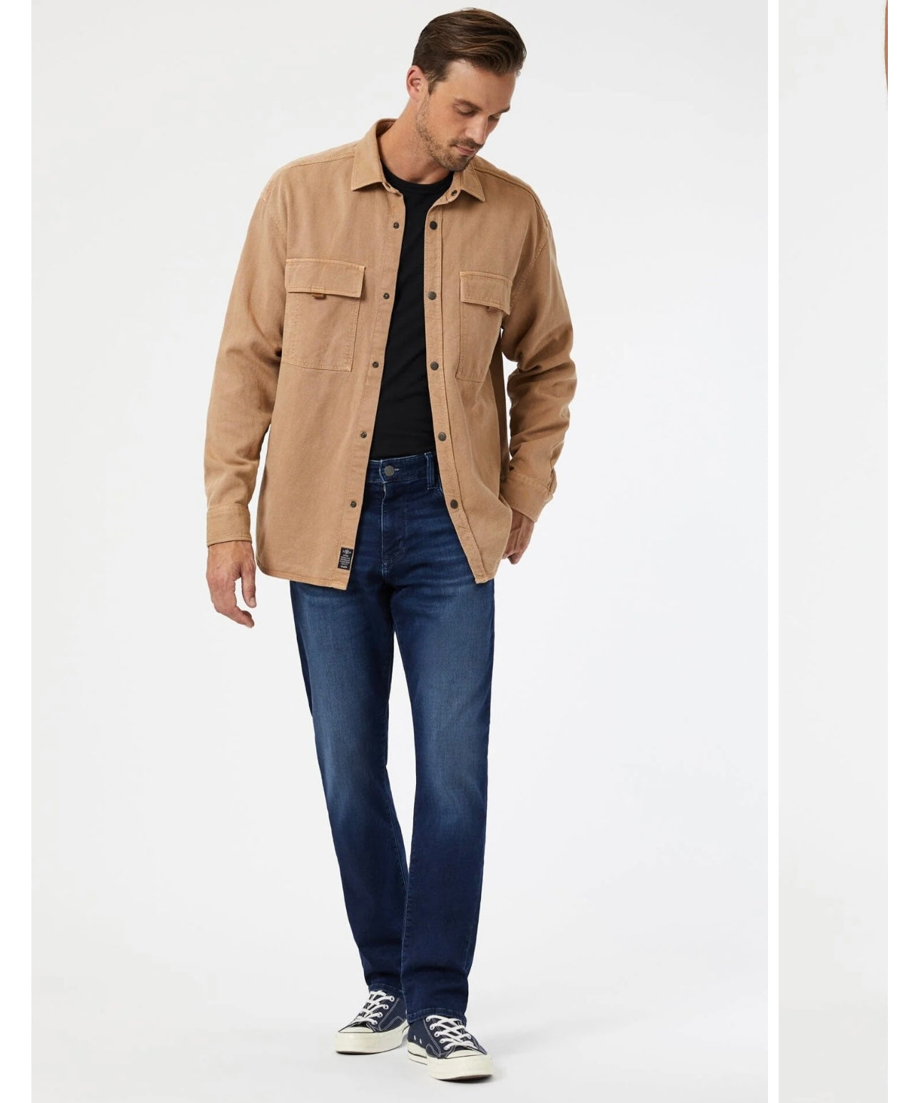 Mavi Matt Relaxed Straight Leg- Deep Ocean