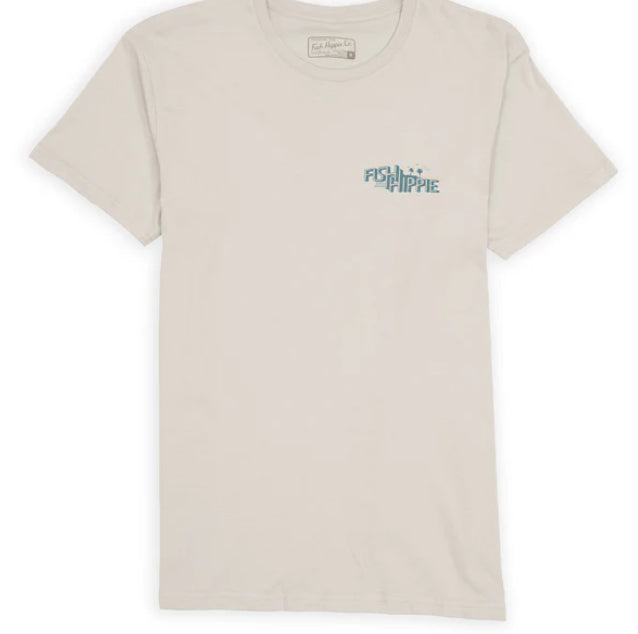 Fish Hippie Abaco Drift Tee Vintage White