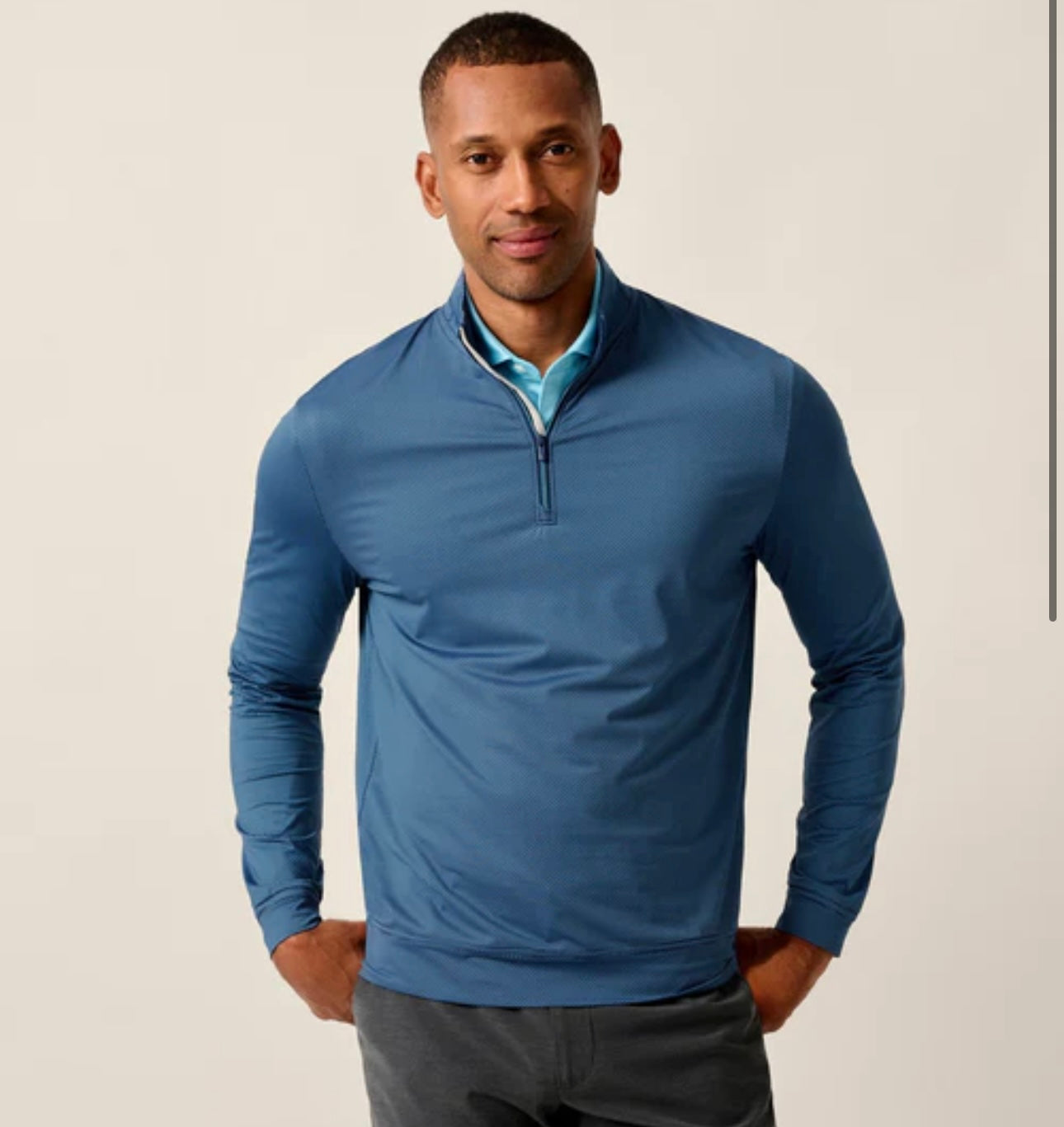 Johnnie O Jamie Jacquard Stretch 1/4-Zip Pullover