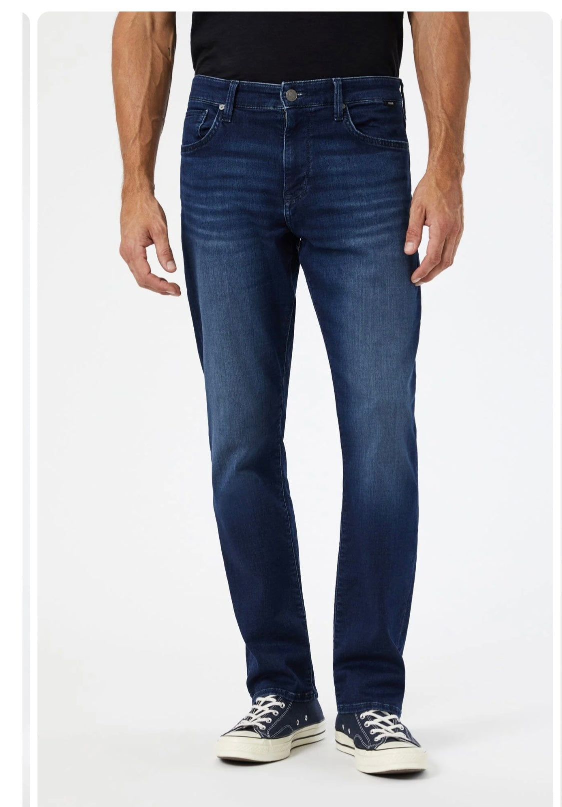 Mavi Matt Relaxed Straight Leg- Deep Ocean