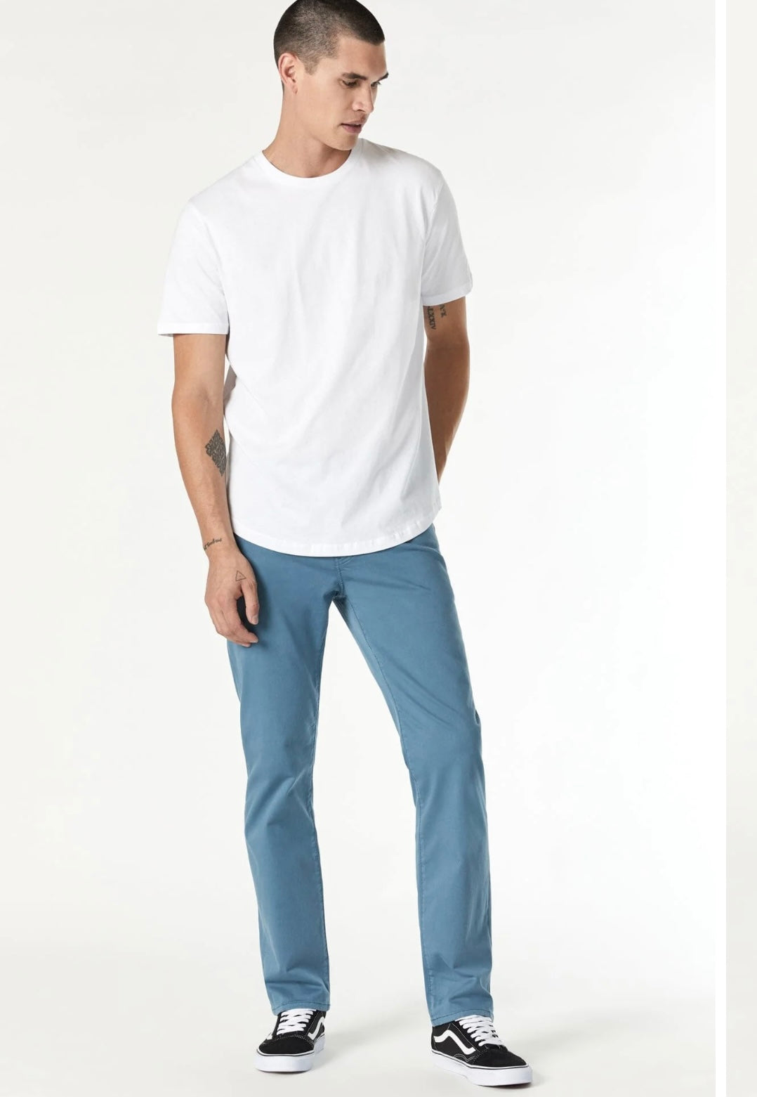 Mavi Zach Straight Bluestone Twill