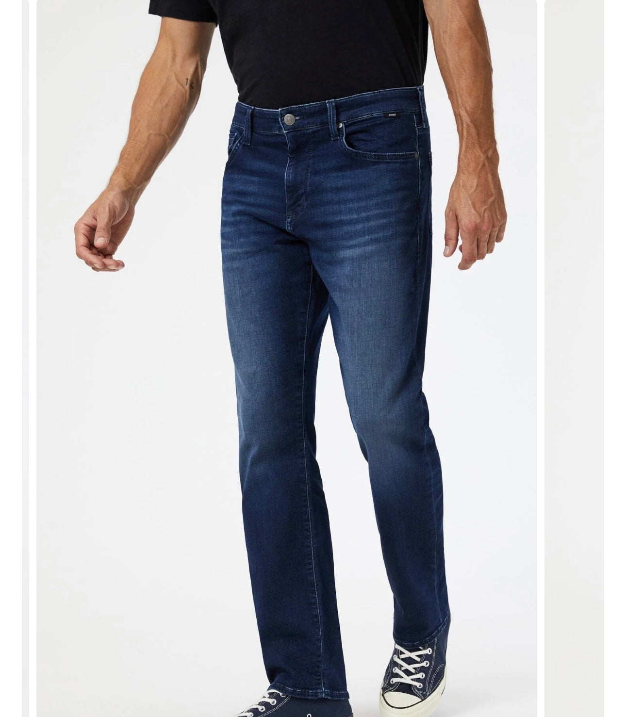 Mavi Matt Relaxed Straight Leg- Deep Ocean