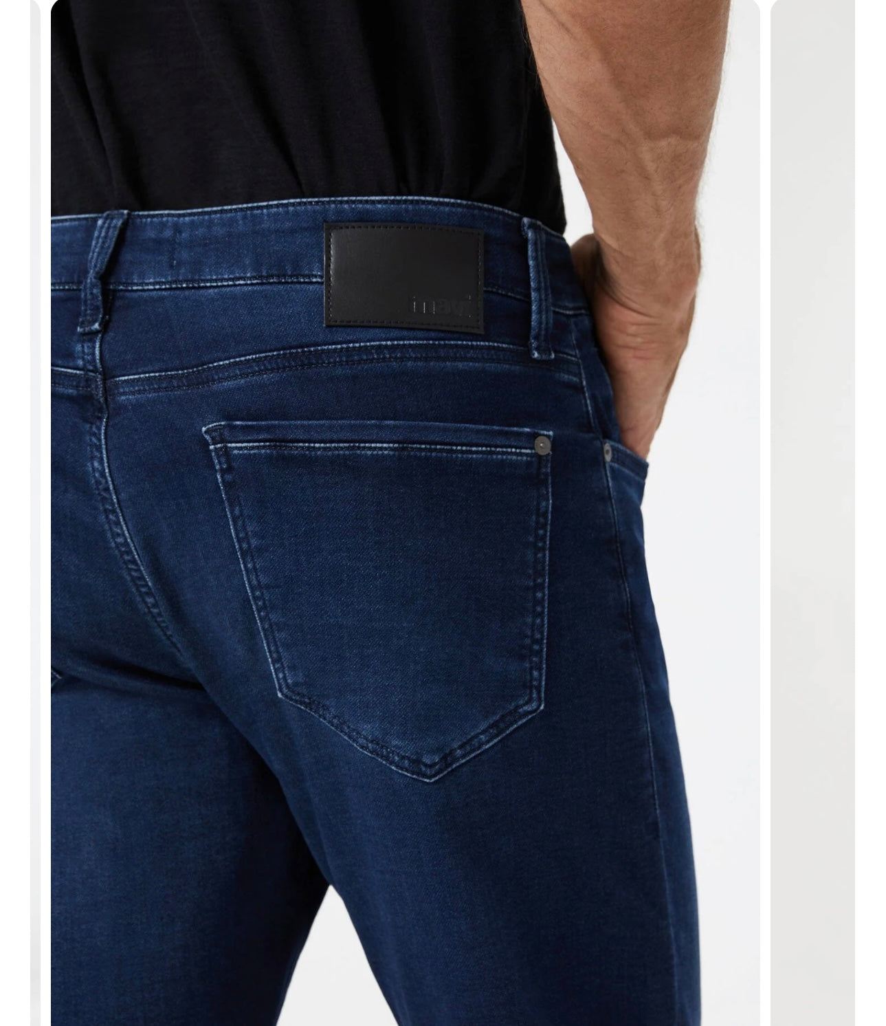 Mavi Matt Relaxed Straight Leg- Deep Ocean