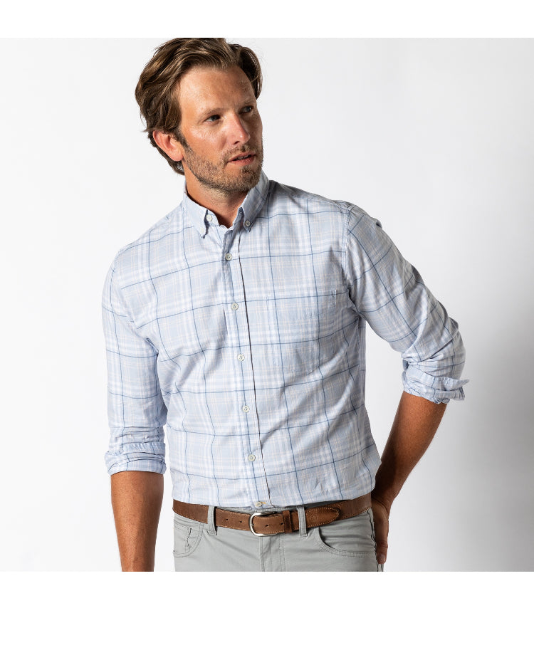 Duck Head Long Sleeve Twill Sport Shirt