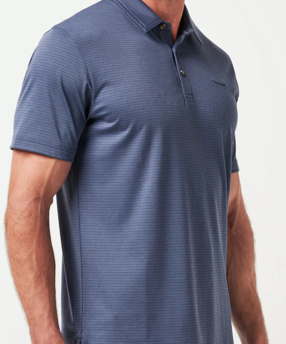 Travis Mathew The Zinna Mood Indigo Vintage Polo