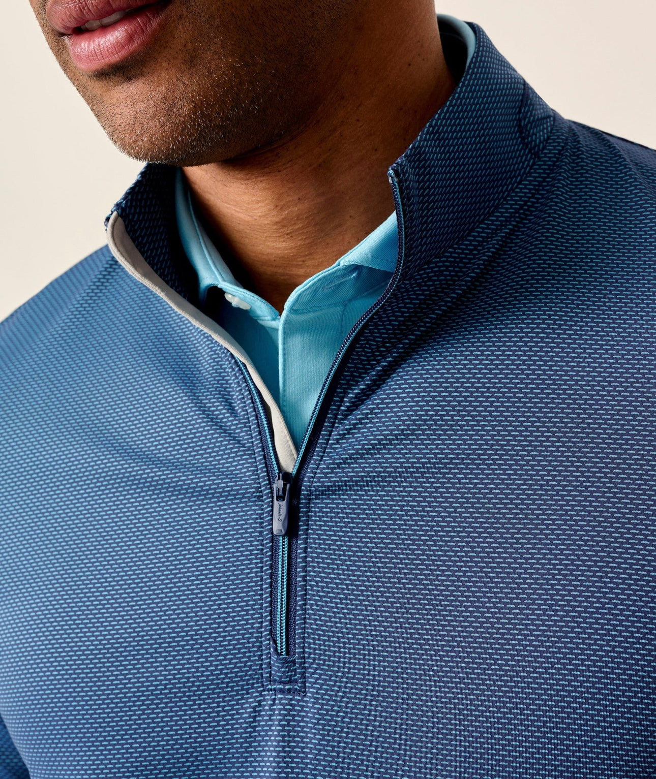 Johnnie O Jamie Jacquard Stretch 1/4-Zip Pullover