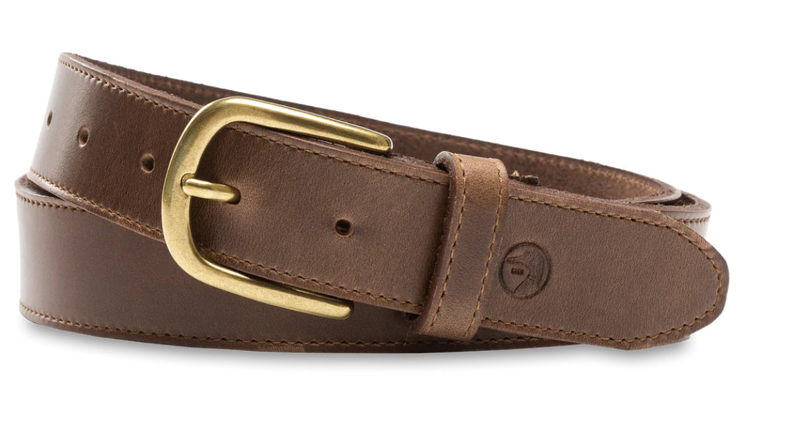 Duck Head Dark Brown Leather Belt