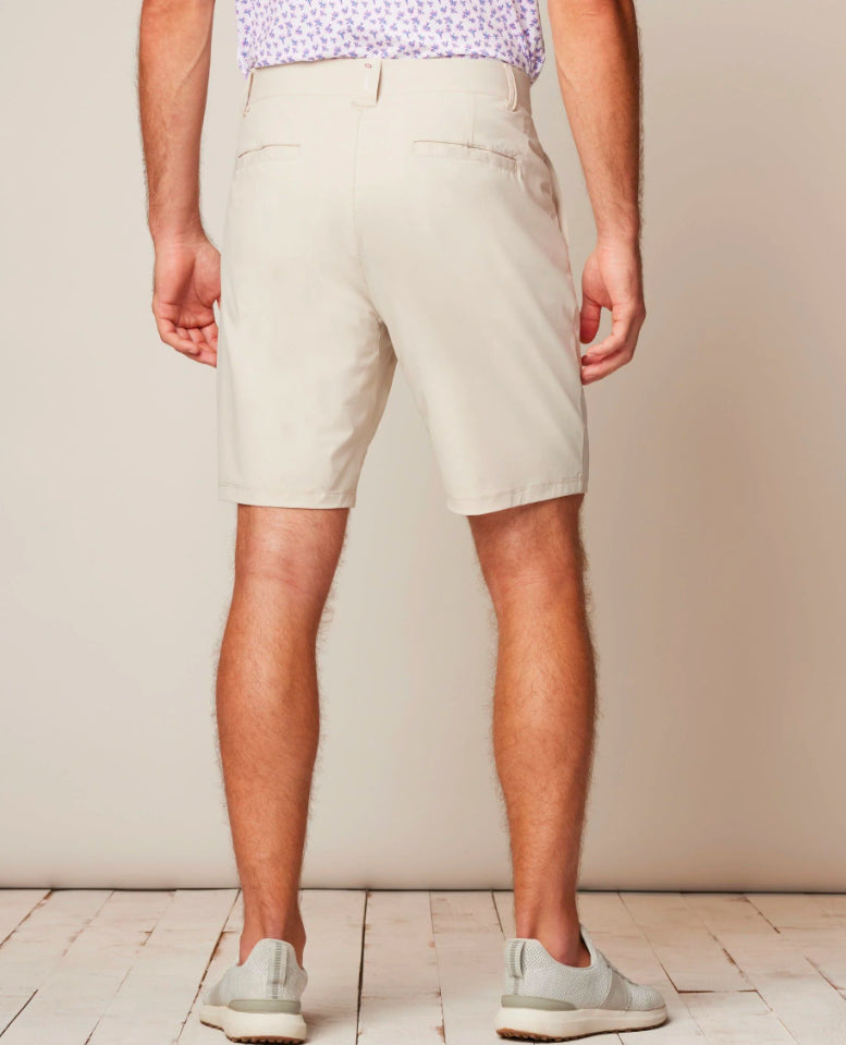 Johnnie O Fusion Performance Shorts Stone