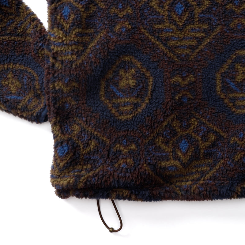 Duck Head Pineview Fleece 1/4 Snap Pullover- Deep Navy