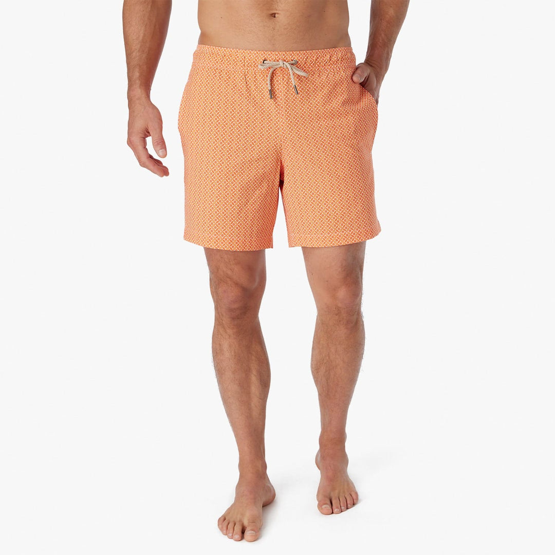 Fair Harbor Bayberry - Tangerine Summer Tiles Bayberry Trunk