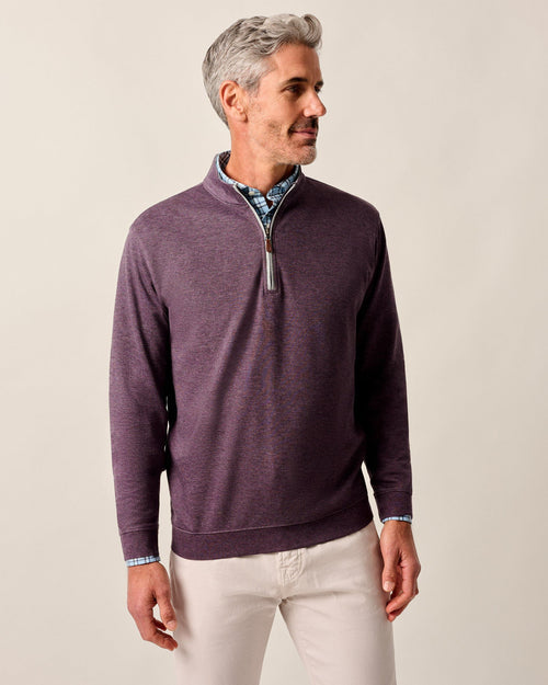 Johnnie O Sully 1/4 Zip Plum