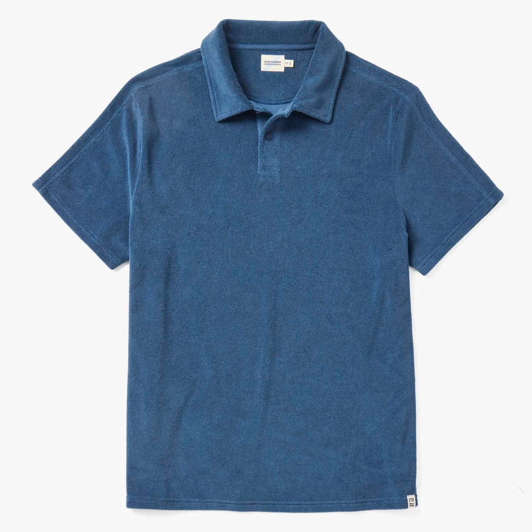 Fair Harbor Ravello Terry Polo-navy