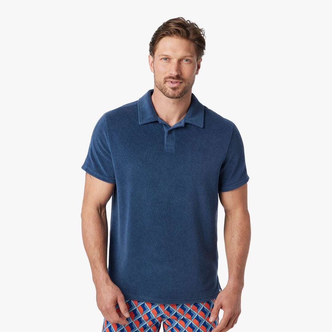 Fair Harbor Ravello Terry Polo-navy