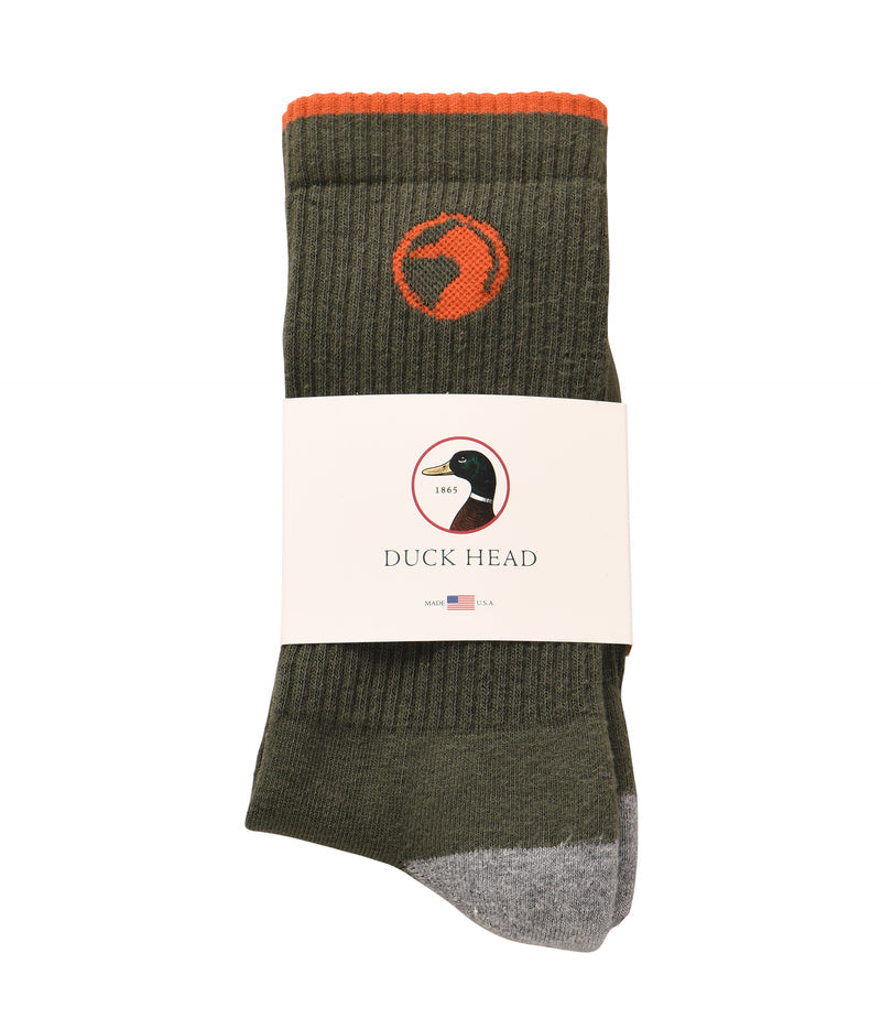Duck Head Logo Socks