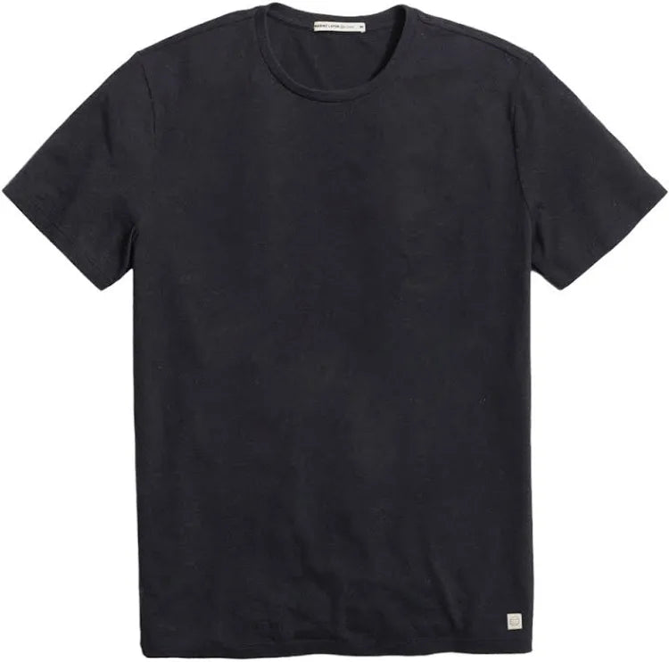 Marine Layer Crew Tshirt -Faded Black