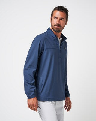 Travis Mathew WANDERLUST QUARTER ZIP-Mood Indigo
