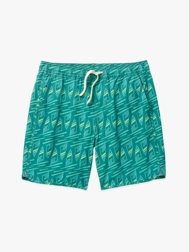 Fair Harbor Kids Anchor Swim Green Surfs Up