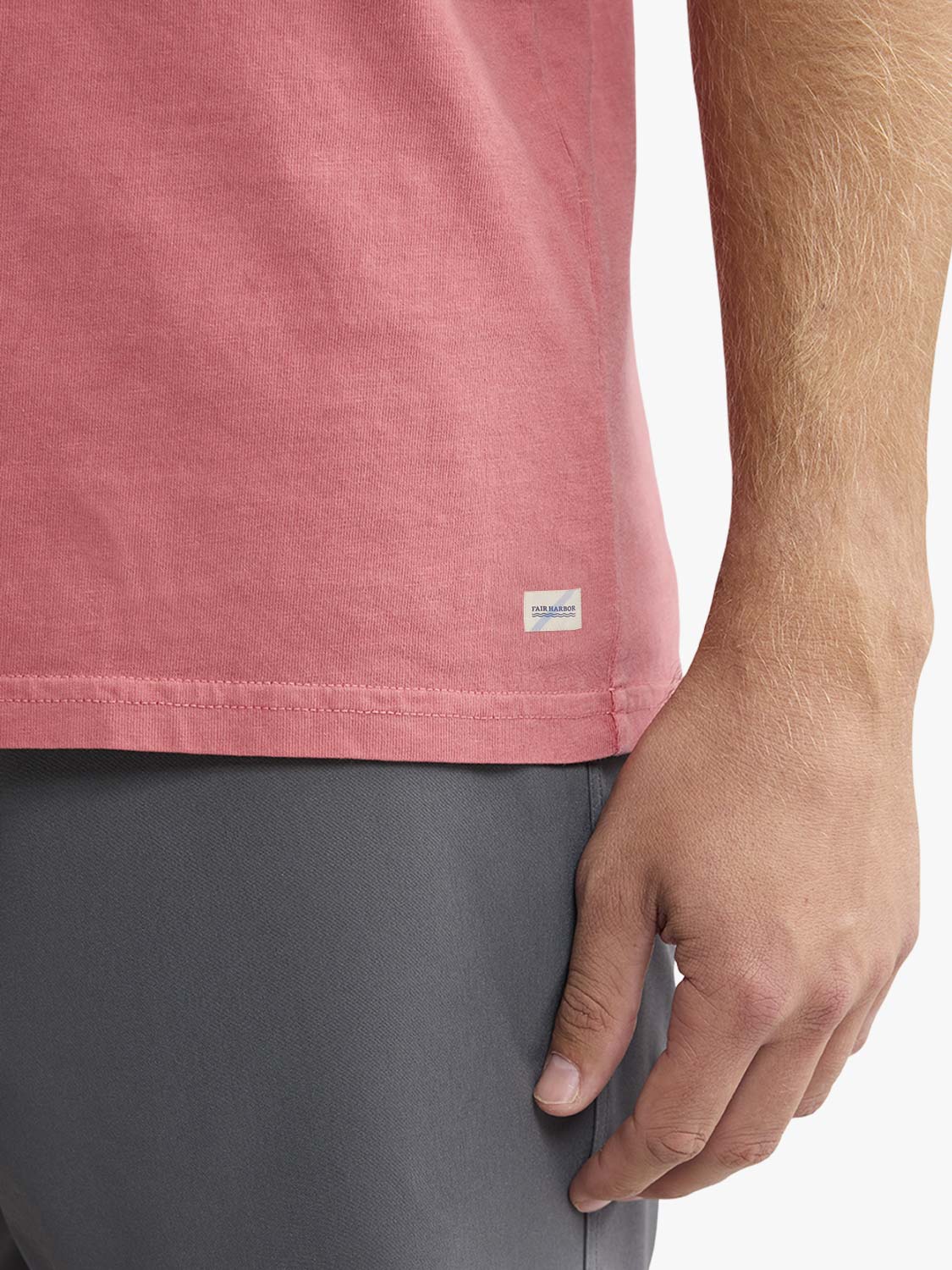Fair Harbor Sailtire Tee Washed Red