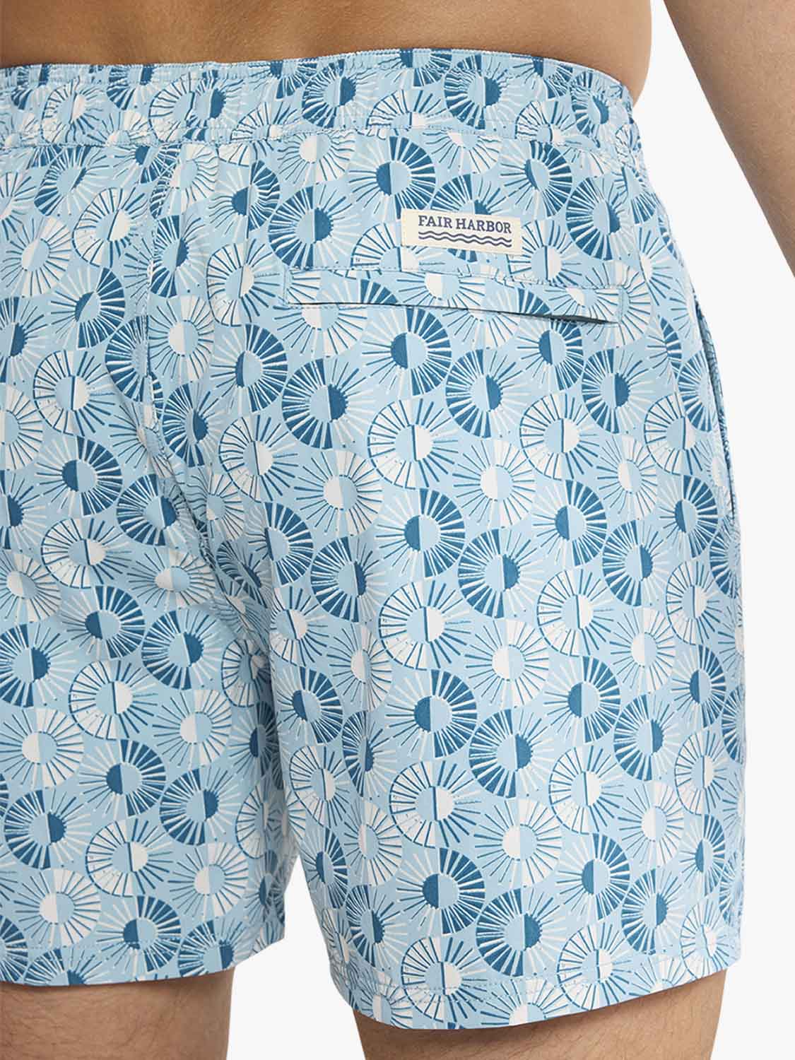 Fair Harbor Bungalow Swim Bayblue Sunburst