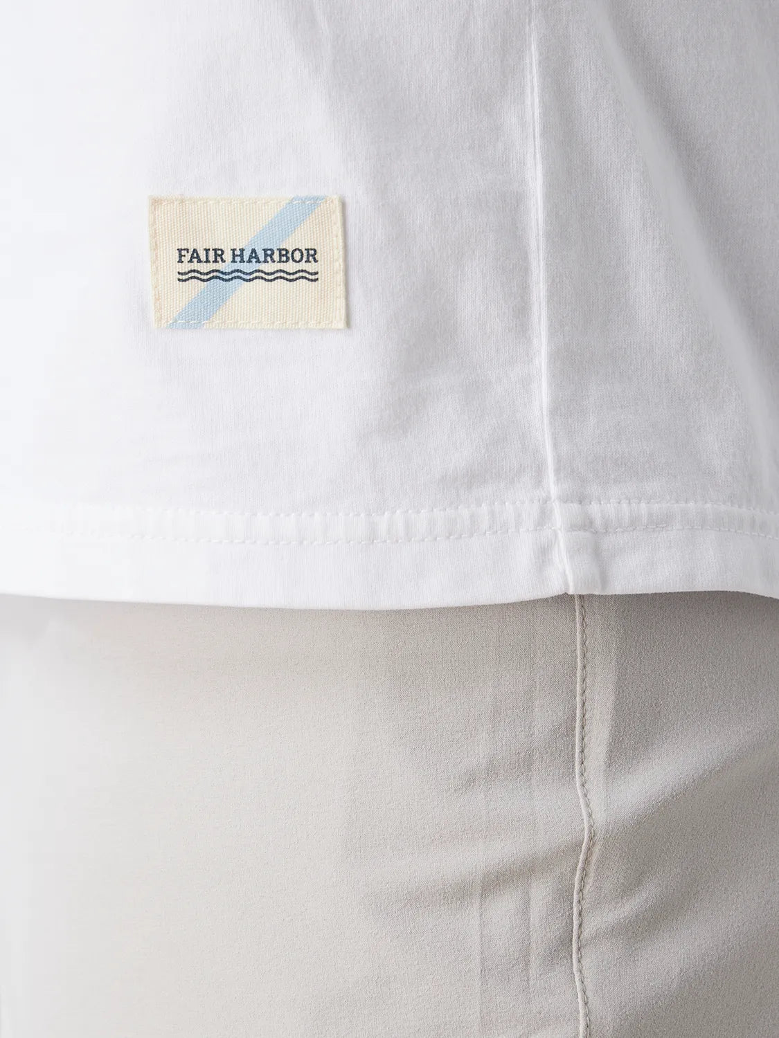 Fair Harbor Saltaire White Tee