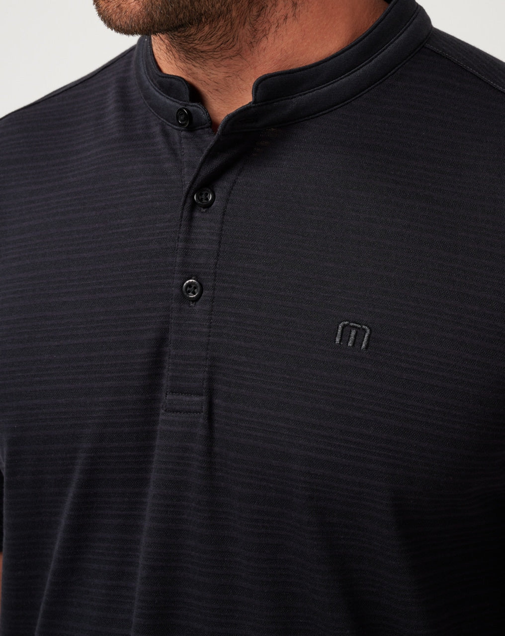 Travis Mathew Sunny Days Ahead Henley - Black