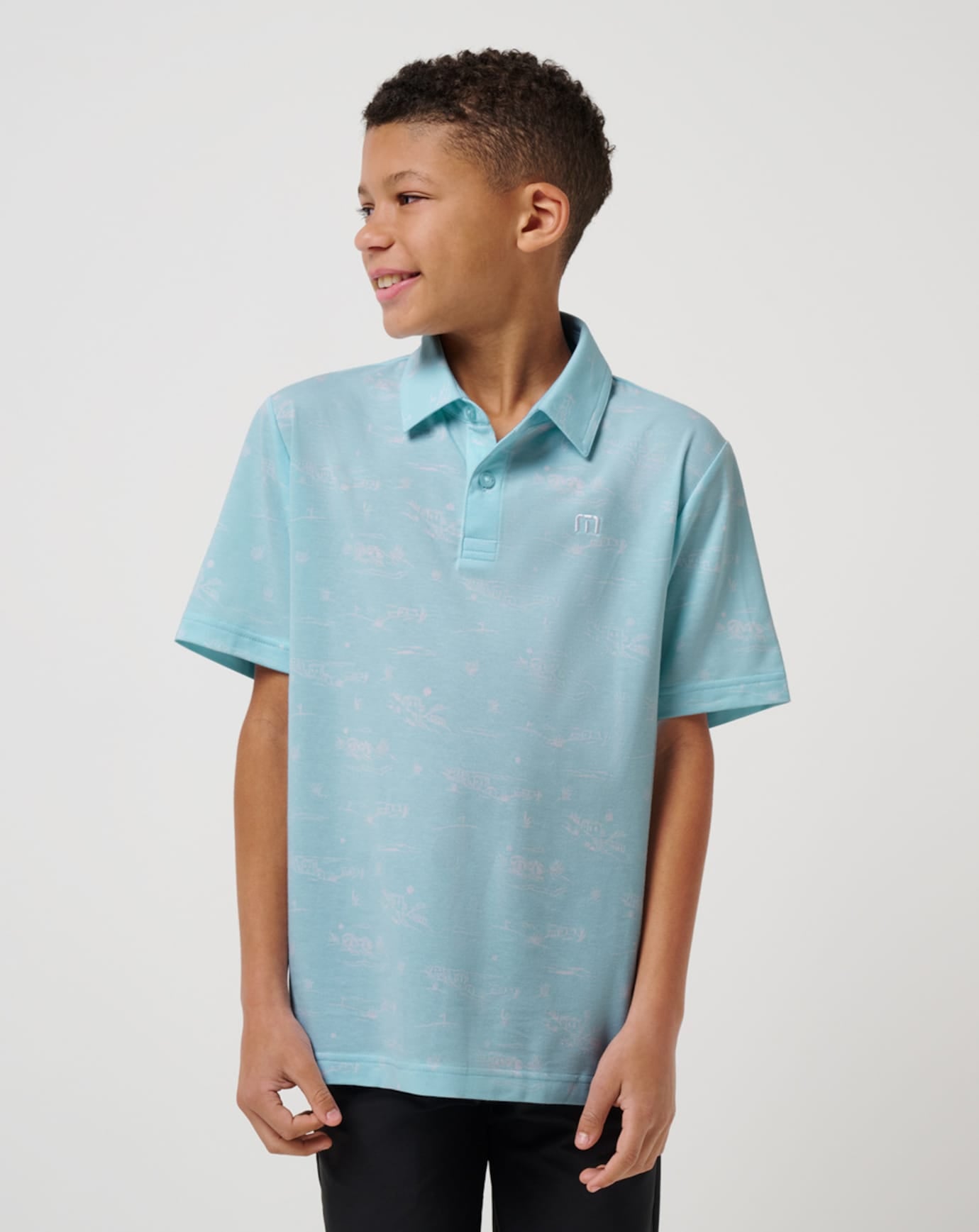 Youth Travis Mathew Tropical Road Polo