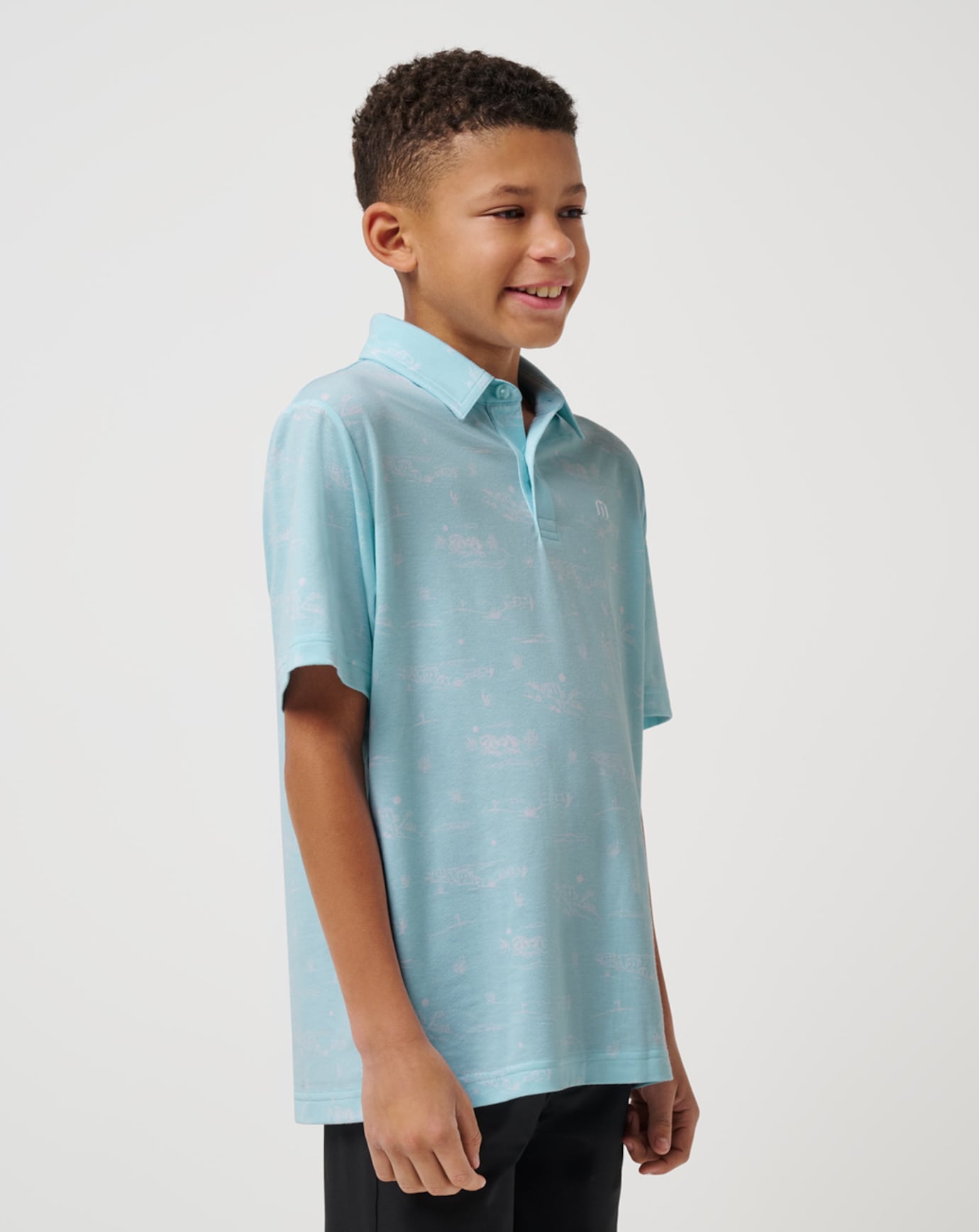 Youth Travis Mathew Tropical Road Polo