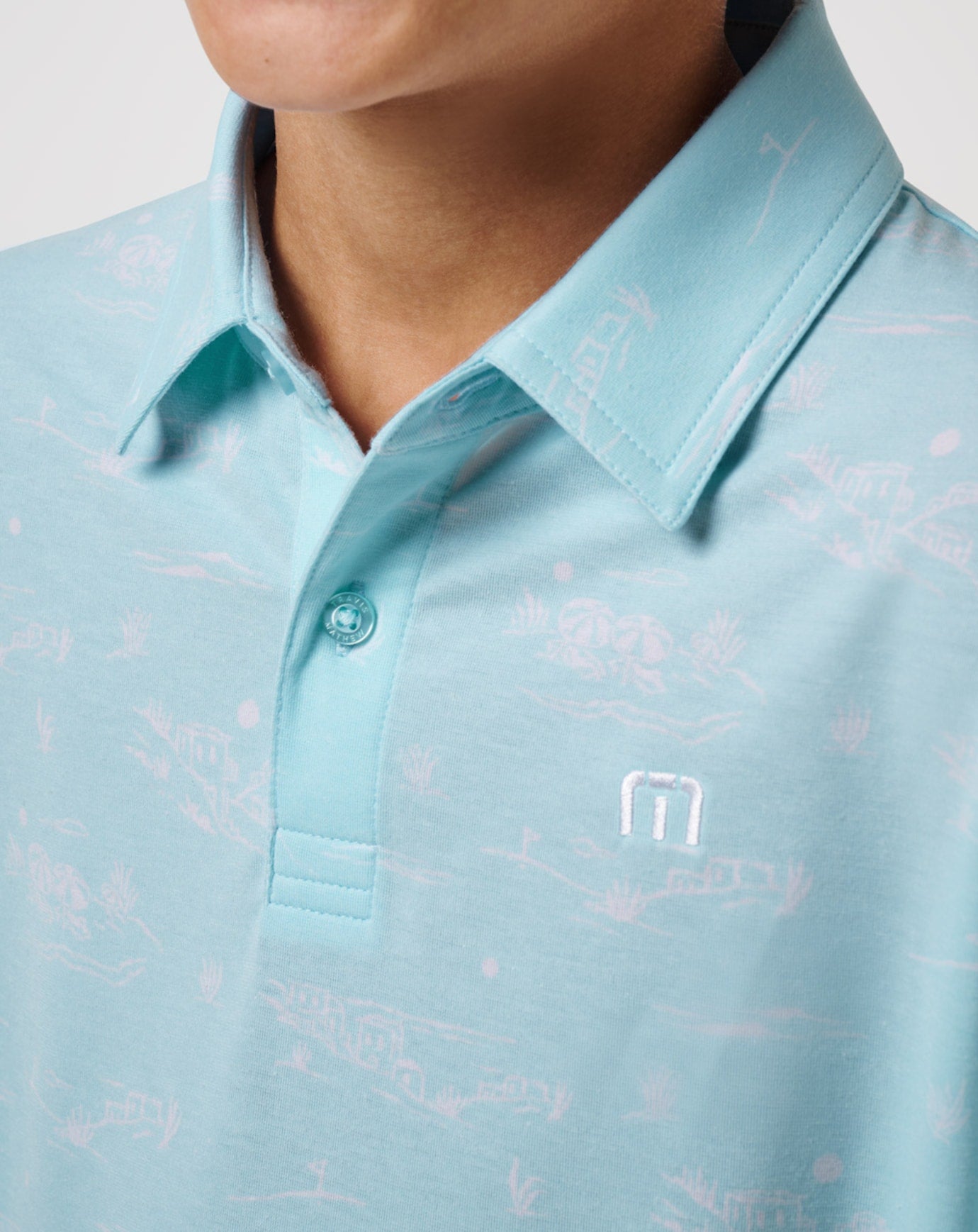 Youth Travis Mathew Tropical Road Polo