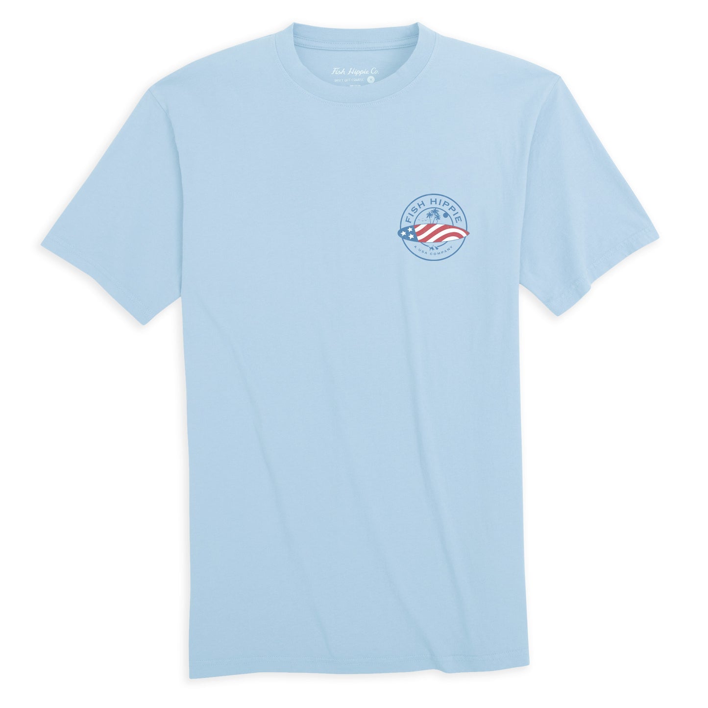 Fish Hippie - Tee Wave of Freedom Blue Wave