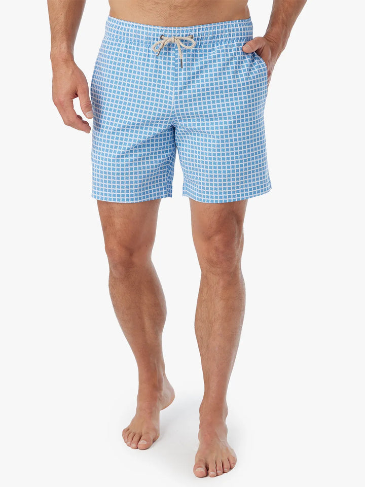 Fair Harbor Bayberry Trunk-Blue Tilesl