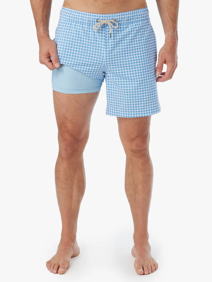 Fair Harbor Bayberry Trunk-Blue Tilesl