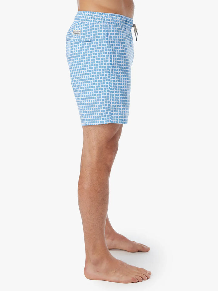 Fair Harbor Bayberry Trunk-Blue Tilesl