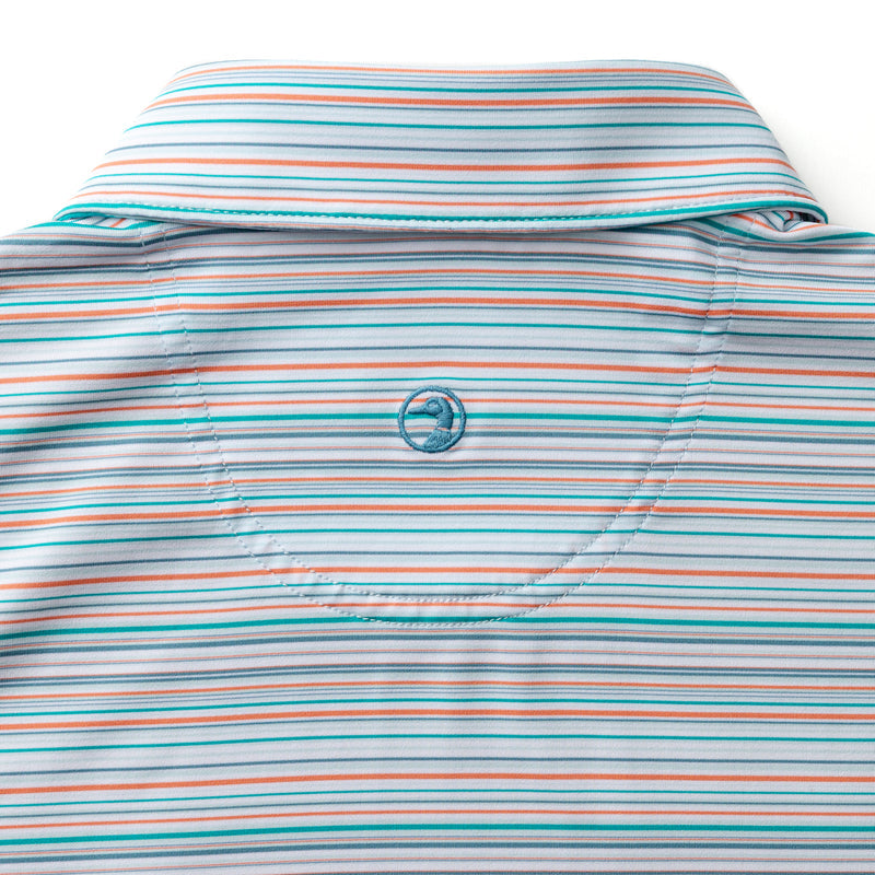 Duck Head Long Drive Performance Polo
Neil Stripe- Sky Blue