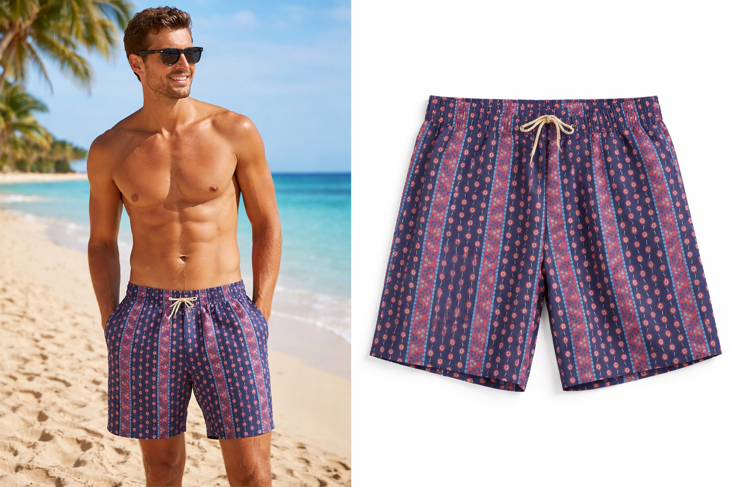 Fair Harbor Bayberry Swim Navy Beacon