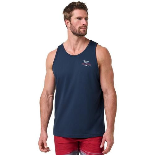 Travis Mathew Red White BBQ Tank