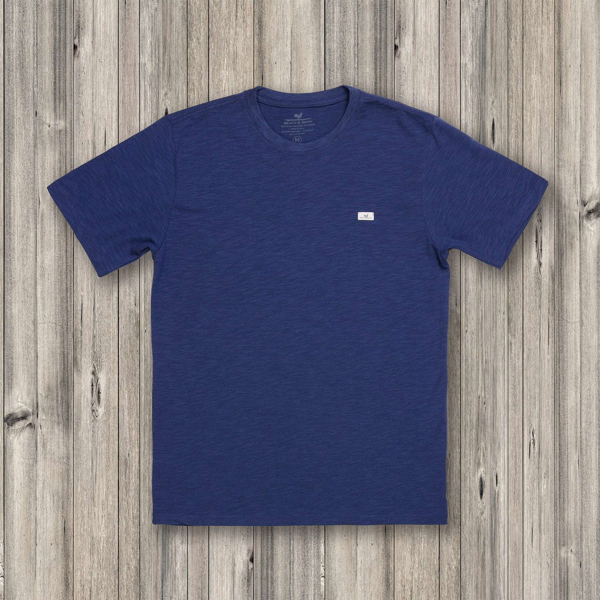 Beach and Barn Tee Top Shirt-Navy