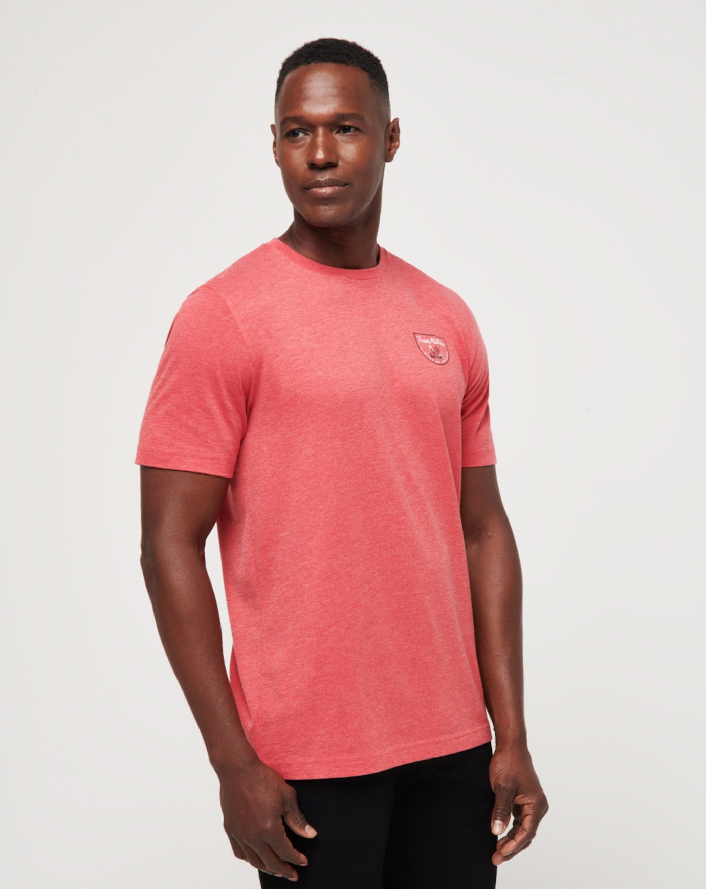 Travis Mathew PEPPERMINTINI TEE -Heather Red