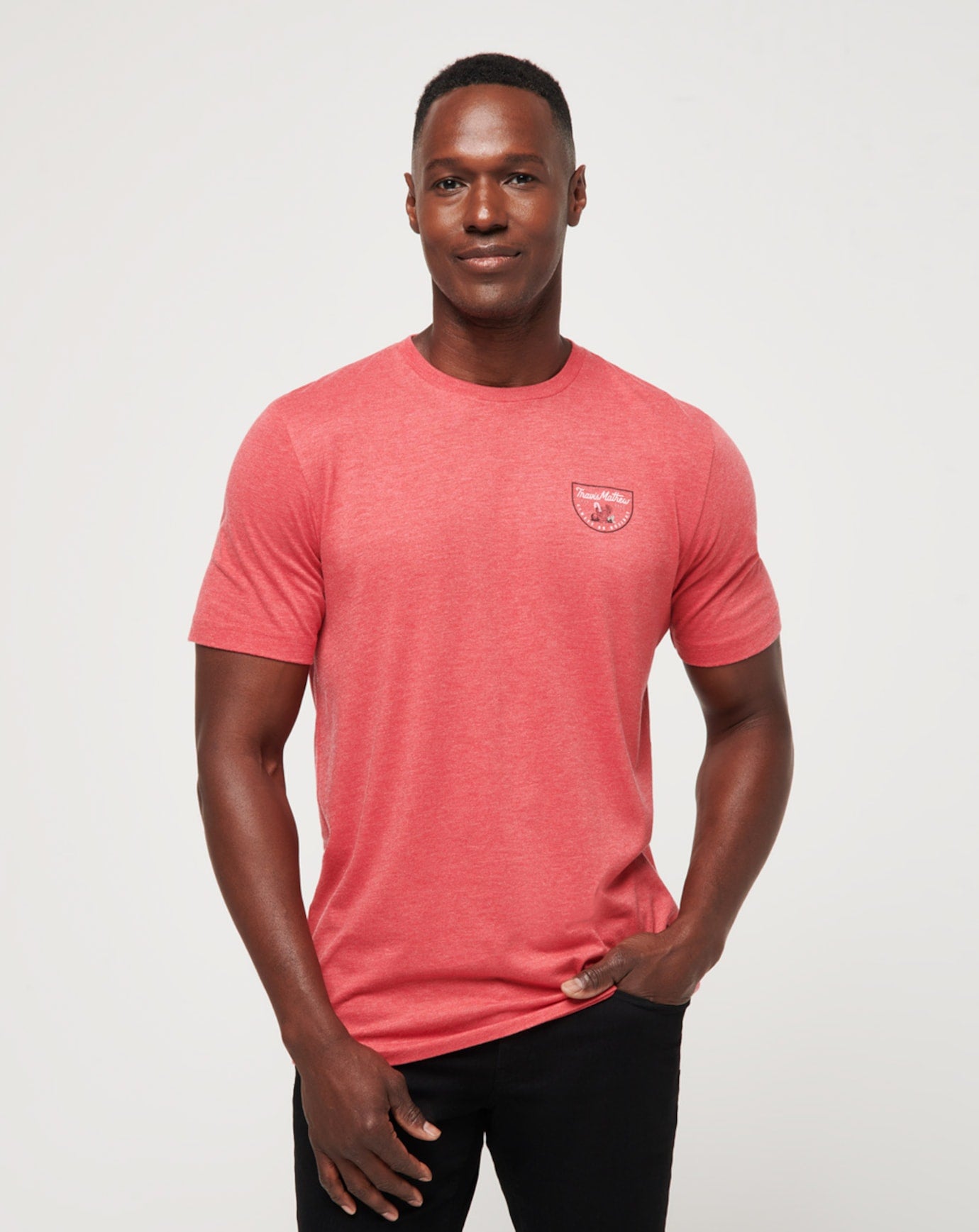 Travis Mathew PEPPERMINTINI TEE -Heather Red