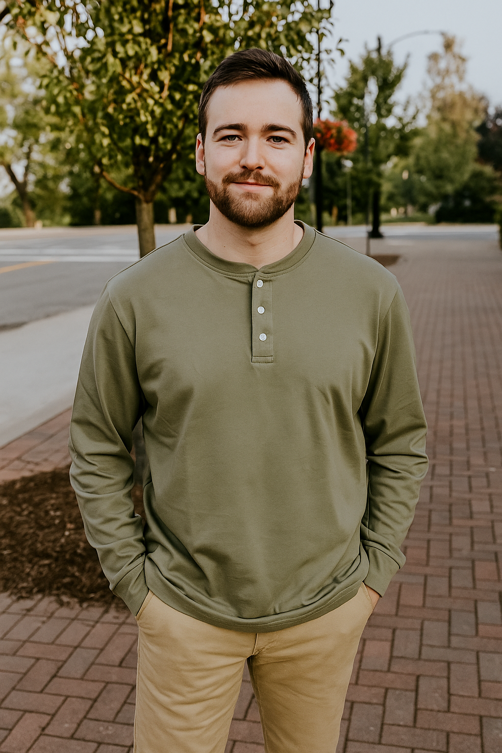 Fair harbor Sailtaire Henley -Olive