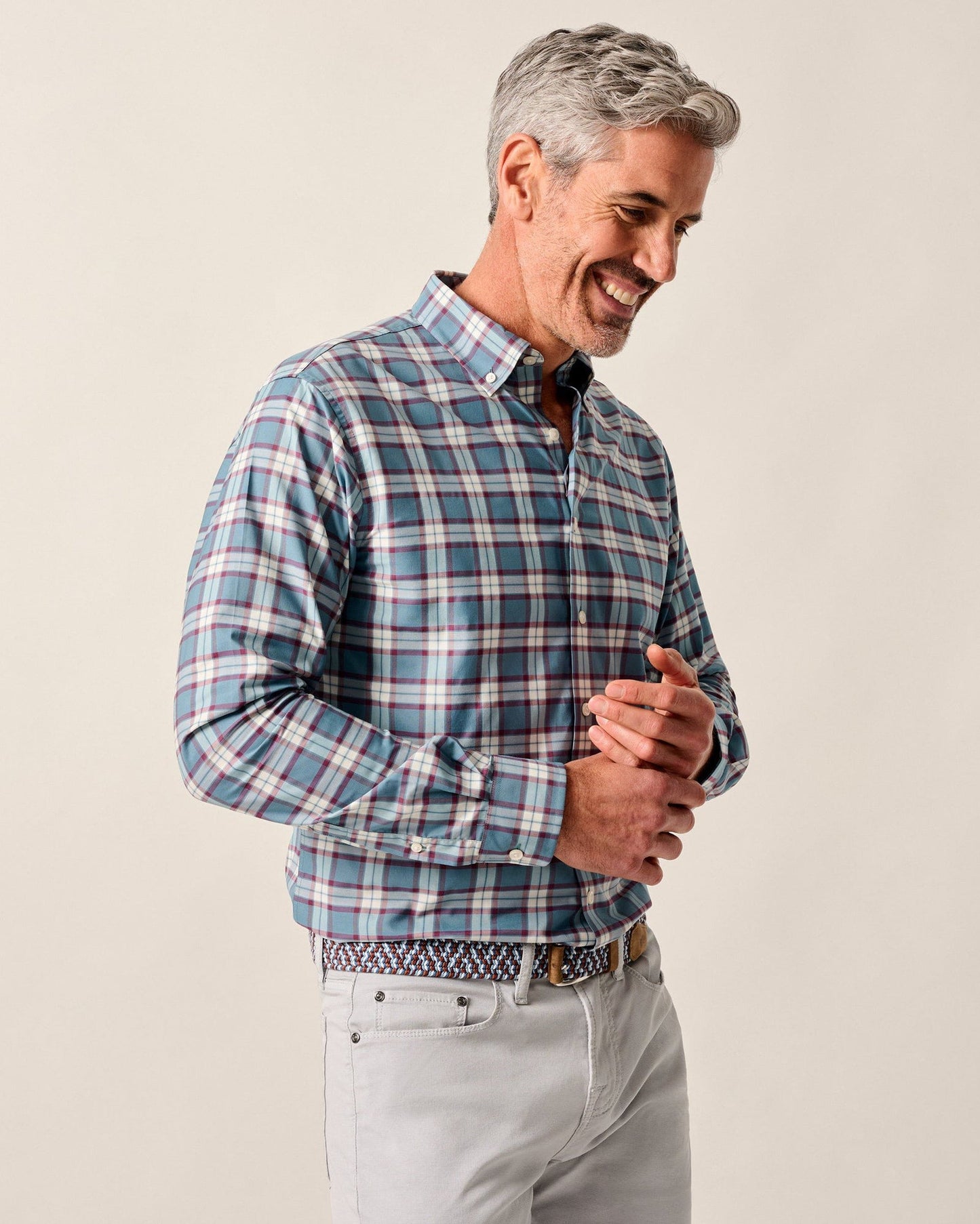 Johnnie O Featherweight Performance Button Down Shirt - Feldy
