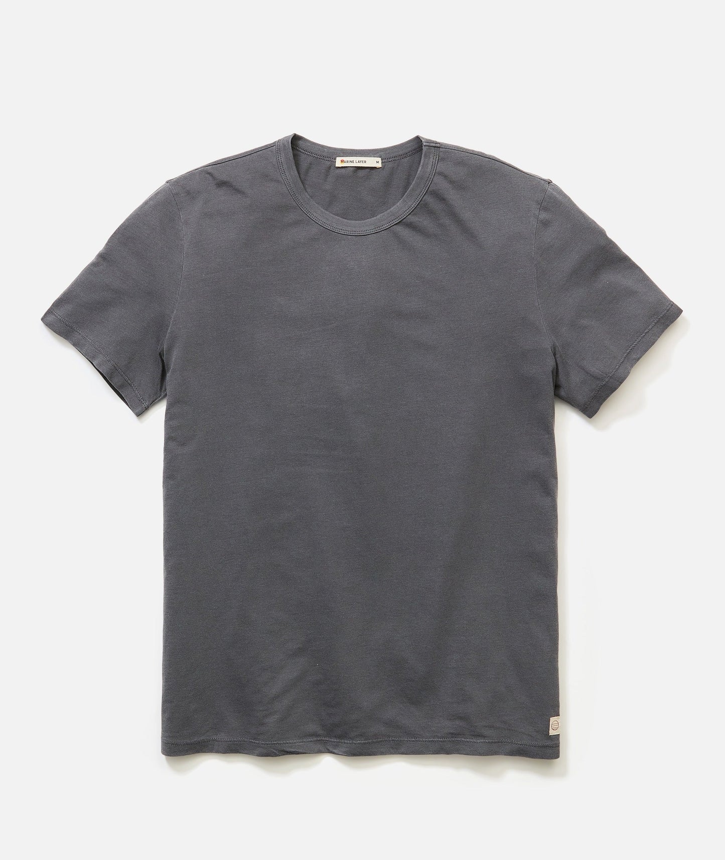 Marine Layer Crew Tee-Asphalt