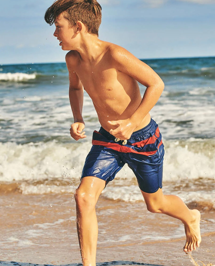 Fair Harbor Youth Anchor Red Stripe
