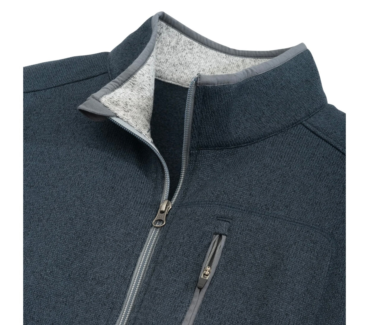 Fish Hippie Banyan fleece vest navy