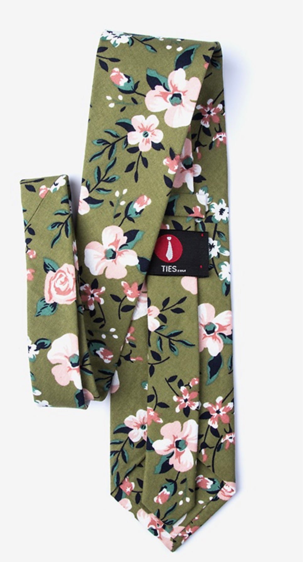 Holden Olive Floral Tie- 13